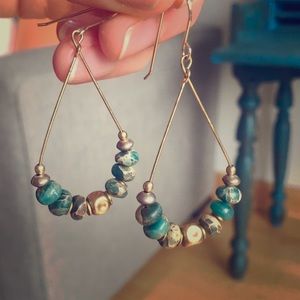 Good and Turquoise Stone Earrings
